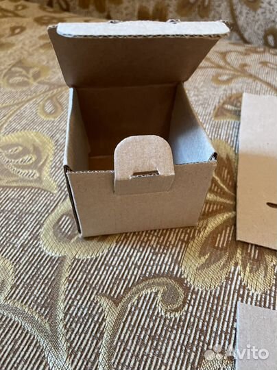 Коробка самосборная 7 7 6 см крафт