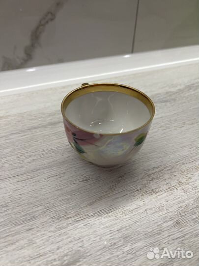 Чашка из сервиза Дулево, Кабальтовая сетка ифз