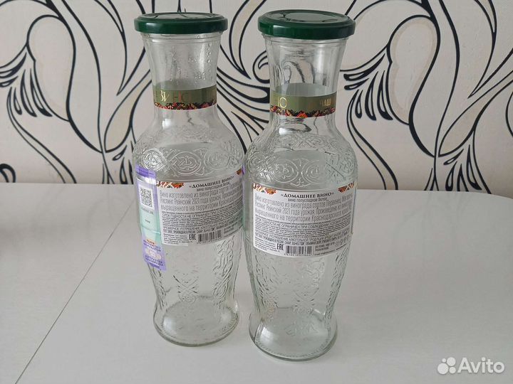 Стеклянная бутылка 1 л