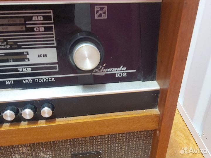 Радиола СССР ламповая Ригонда 102 рабочая