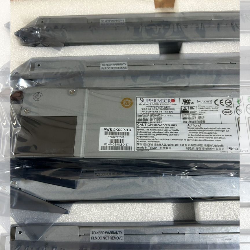 [PWS-2K02P-1R] Блок Питания Supermicro 2000w Pws-2k02p-1r
