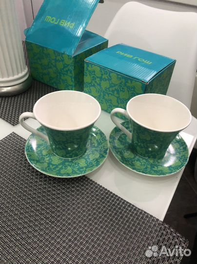 Чашка с блюдцем подарочные Рив Гош