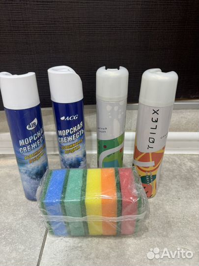 Освежитель воздуха и губки