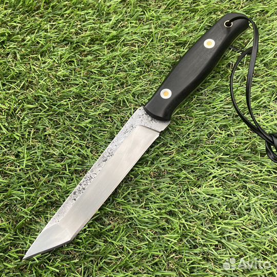 Нож Овод Танто из кованой стали Х12мф,фултанг