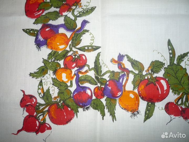 Скатерть и 6 салфеток лен