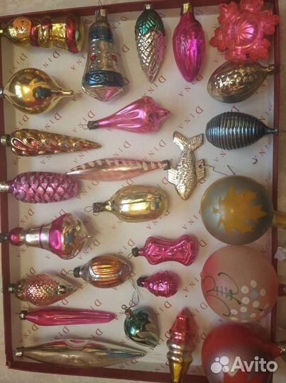 Ёлочные игрушки.винтаж