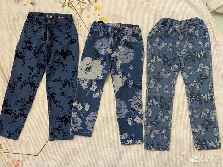 Леггинсы джинсы стрейч 4-5 лет