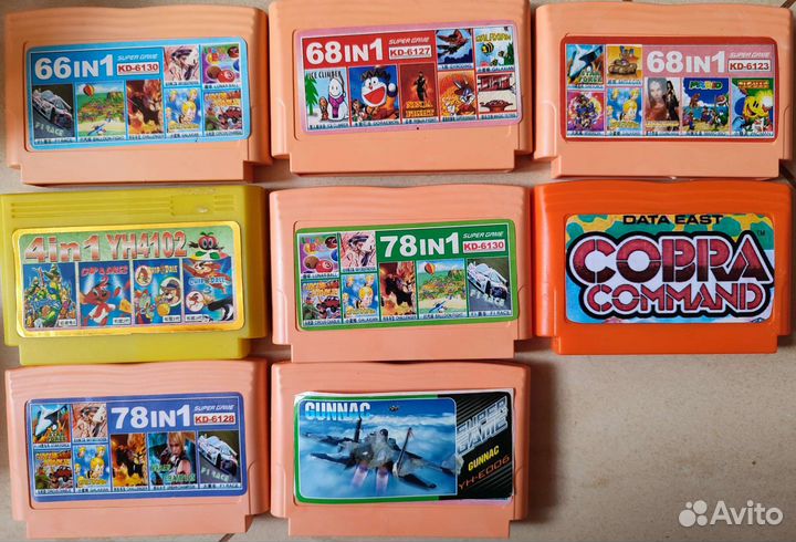 Платки картриджа денди,8 бит, dendy