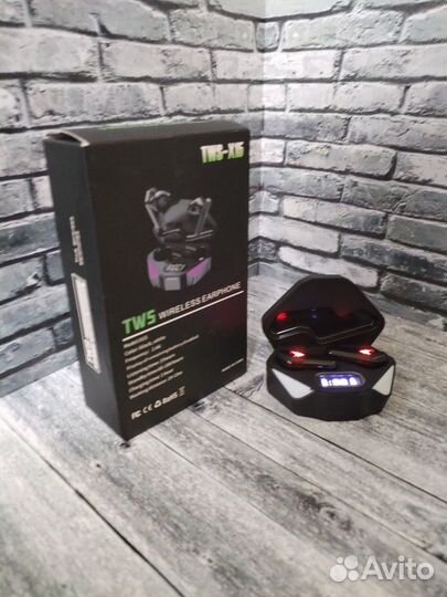 Беспроводные TWS наушники X15, Игровые наушники с