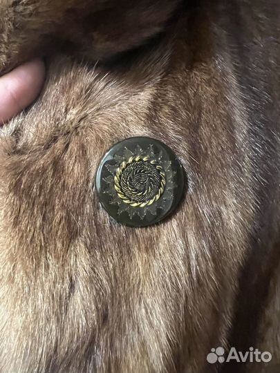 Шуба сурок натуральный мех