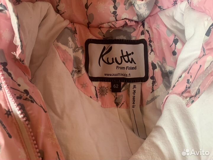 Зимний комбинезон для девочки 62 размер