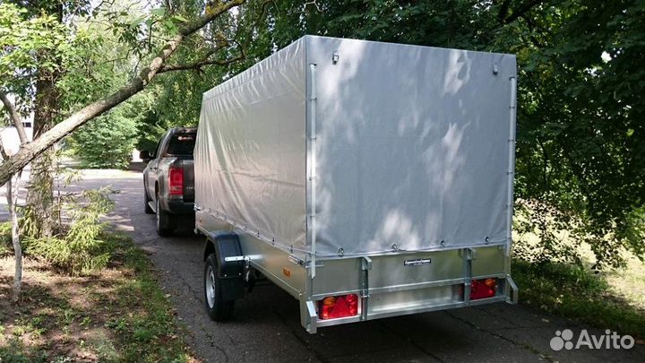 Прицеп сст 7132-09-Ш (Тент и Дуги 1.53 Скос)