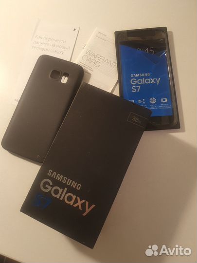 Коробка и Чехол от Samsung galaxy S7