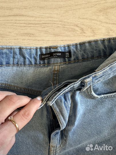 Шорты джинсовые MOM bershka 36