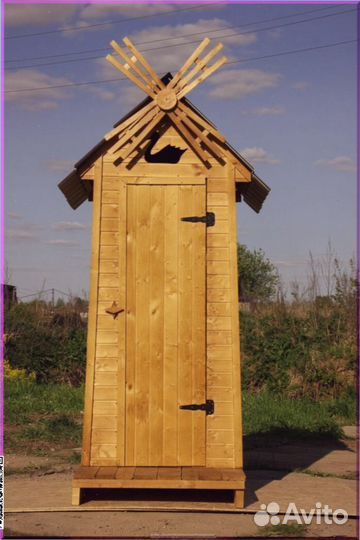 Уличный туалет прямоугольник внп 855