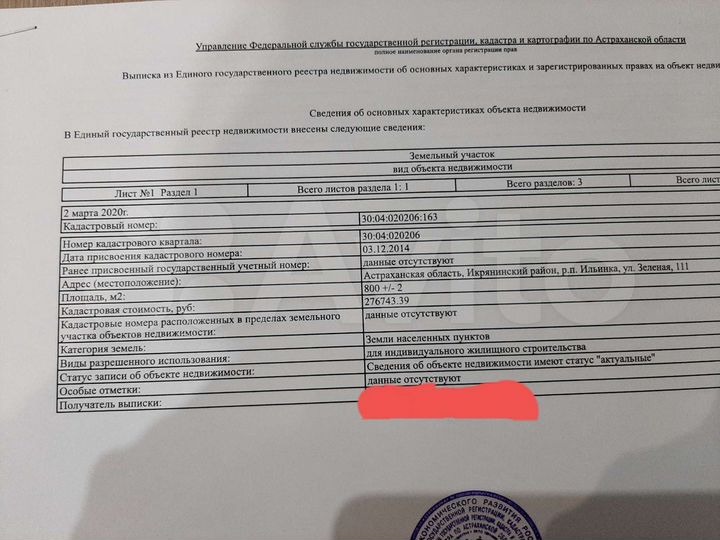 Участок 8 сот. (ИЖС)