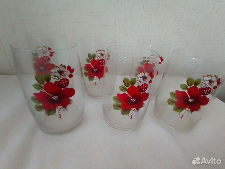 Новые стаканы Богемия чсср