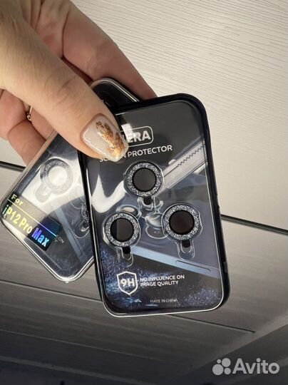 Защитное стекло на камеру iPhone