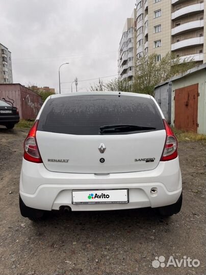 Renault Sandero 1.6 МТ, 2012, 206 500 км