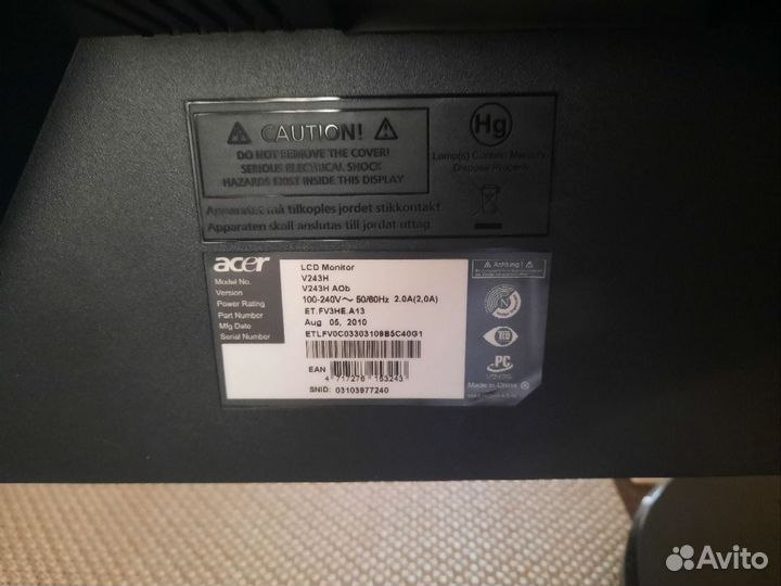 Монитор Acer 24