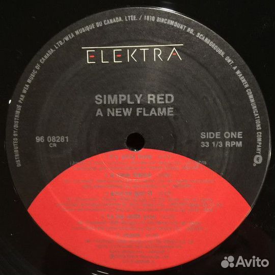 LP Simply Red – A New Flame / US 1989