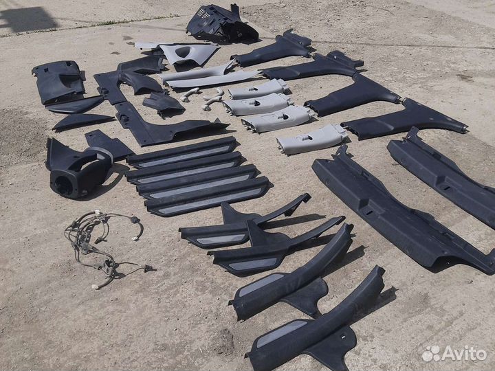 Накладки пластик салона Hyundai Sonata 6