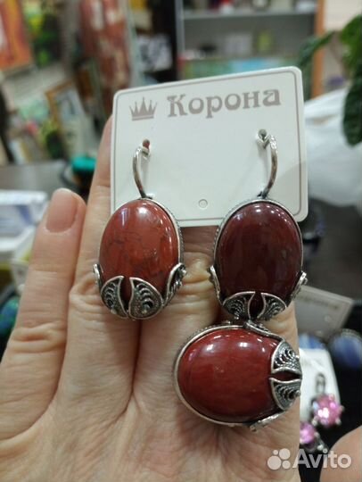 Серебряные серьги