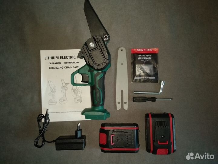 Цепная мини пила аккумуляторная