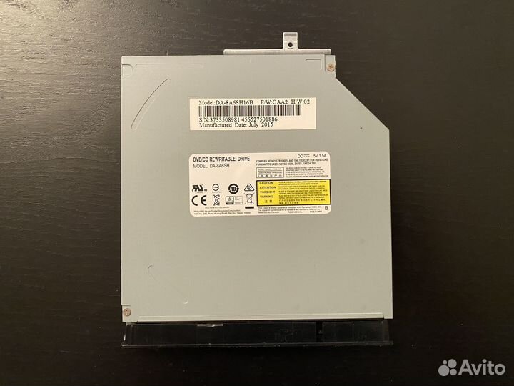 Дисковод DVD/CD от Asus X553M (DA-8A6SH16B)