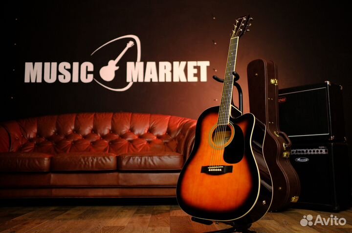 Электроакустическая Гитара (Комплект)
