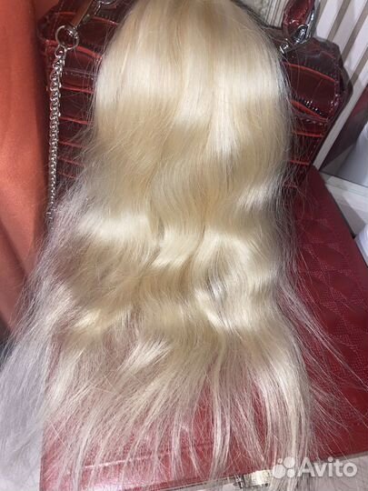 Волосы для наращивания блонд 43-45 см