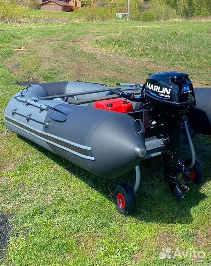 Лодка пвх с мотором 9.9 бу