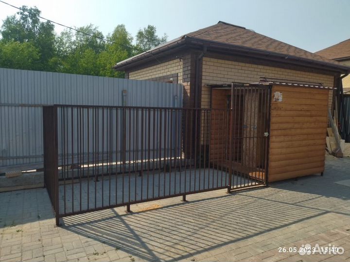 Вольер утепленный уличный для собак