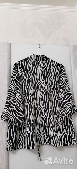 Блуза женская синяя 56 58