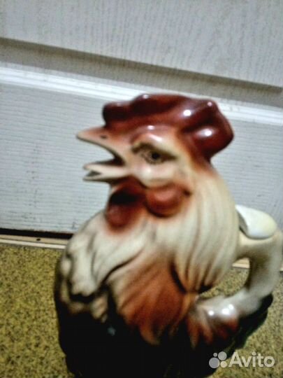 Графин штоф Петух керамика СССР