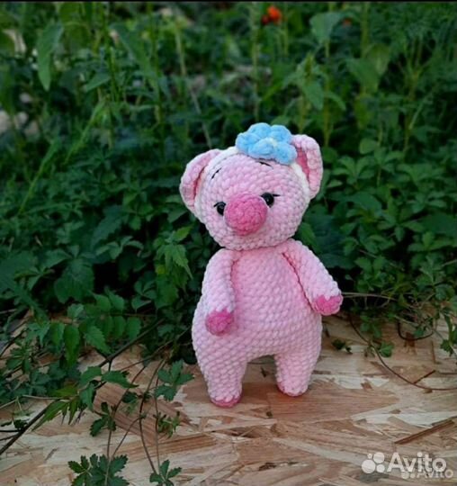 Вязаные игрушки разные