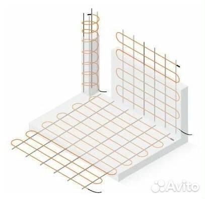Прогревочный кабель для бетона стн
