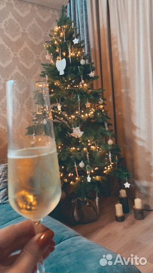 Набор елочных игрушек макраме ручной работы