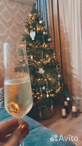 Набор елочных игрушек макраме ручной работы