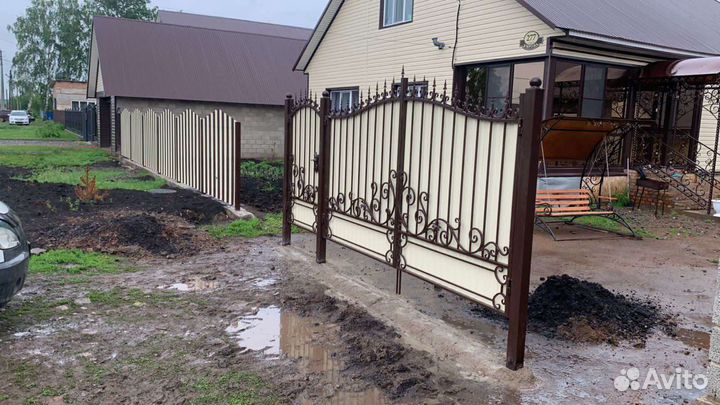 Кованые ворота и калитки