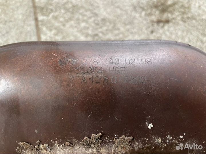 Приемная труба глушителя Mercedes-Benz S-Class