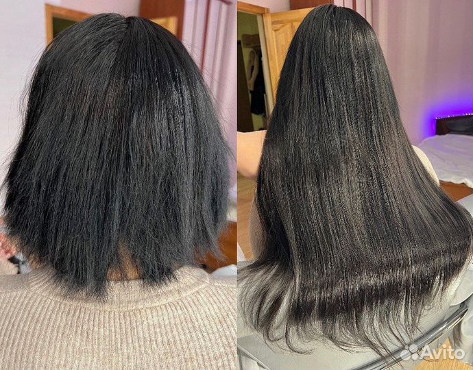 Безопасное наращивание волос