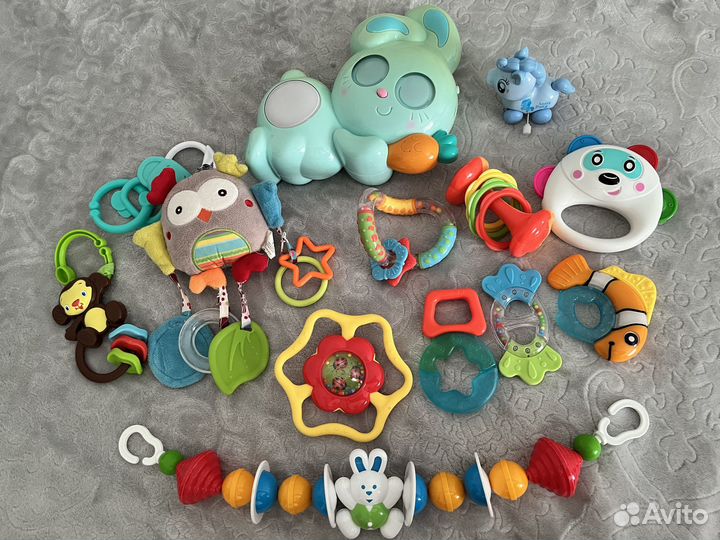 Игрушки погремушки пакетом