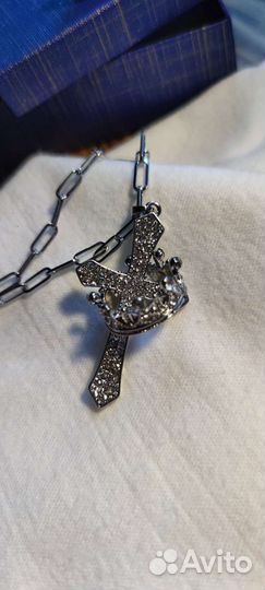 Подвеска бижутерия кулон на шею цепочка крест