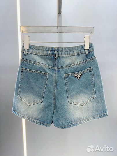 Джинсовые Шорты Prada