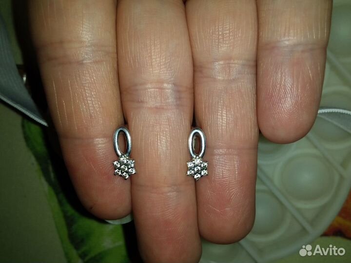 Серебряные серьги