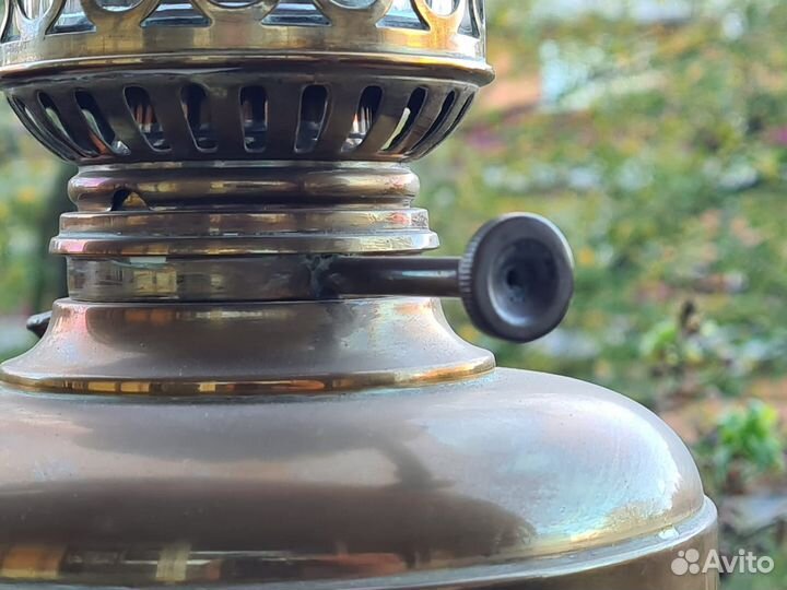 Лампа керосиновая, винтажная. Бельгия