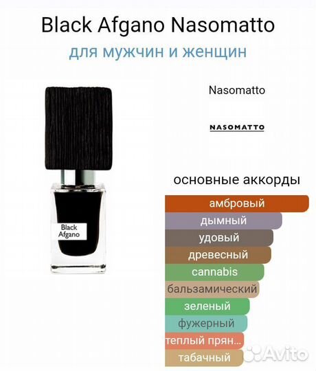 Парфюм black afgano