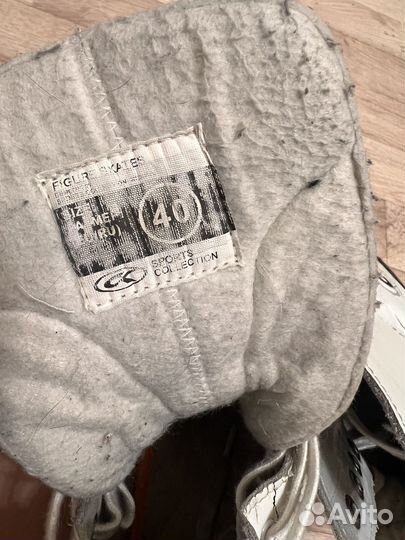 Коньки для фигурного катания, бу, 40 размер