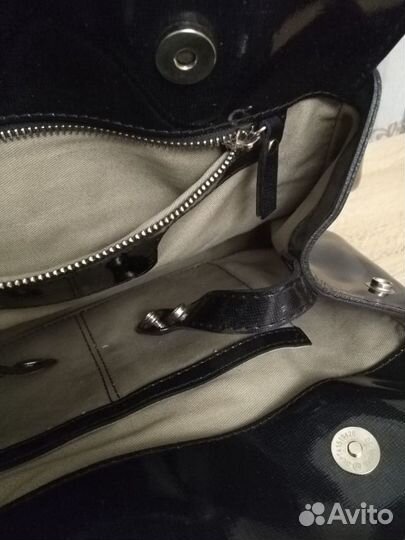 Сумка натуральный лак. Новая